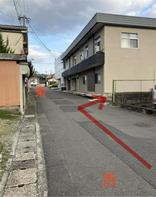 駐車場への道順2